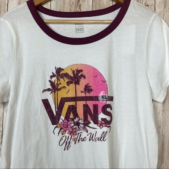 Vans Palmsie OTW Skim Short Sleeve Tee Sz XL - Picture 2 of 9